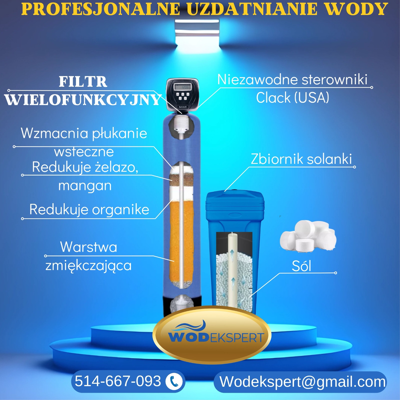 System uzdatniania wody - schemat techniczny 8 - معدات تنقية المياه الحديثة